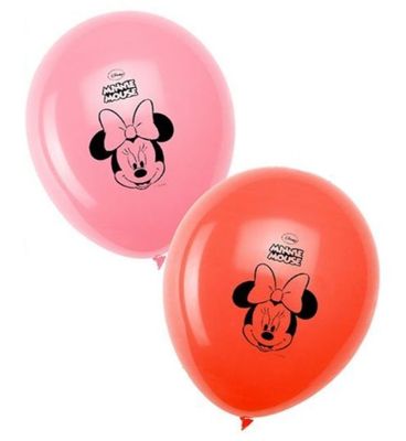 Pack 8 globos disney Minnie, ideales para decorar fiestas de cumpleaños