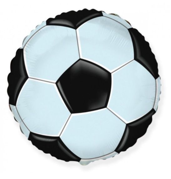 Globo foil balon de futbol, 45 cm, ideal para decorar fiestas de cumpleaños