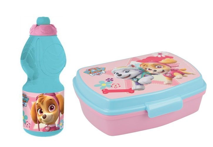Set vuelta al cole Skye, de la licencia patrulla canina, incluye botella 400ml y sandwichera