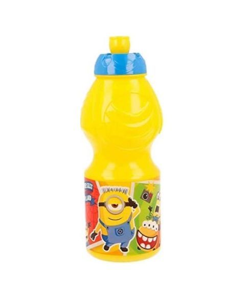 botella sport Minions, capacidad 400 ml, producto de plastico libre de BPA