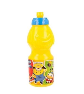 botella sport Minions, capacidad 400 ml, producto de plastico libre de BPA