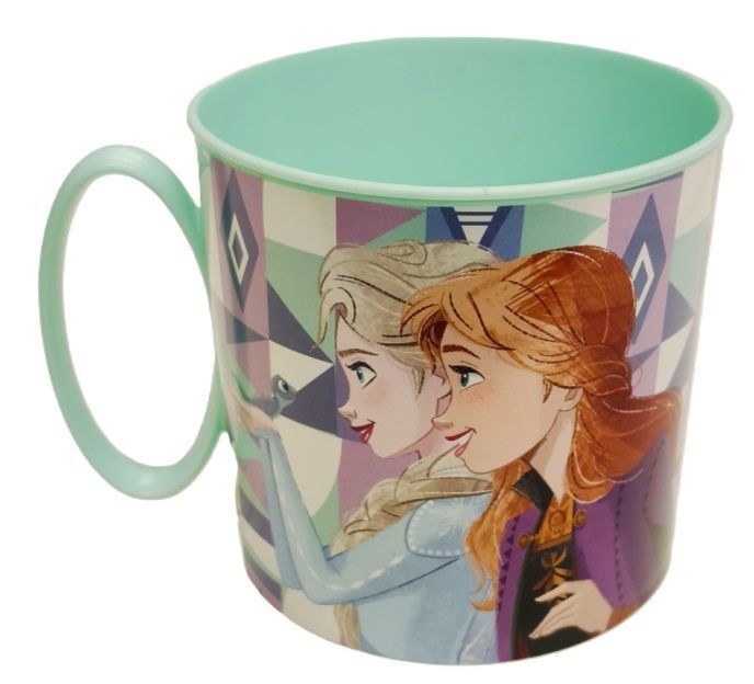 Taza infantil de plástico reutilizable para microondas de 265 ml frozen ice magic