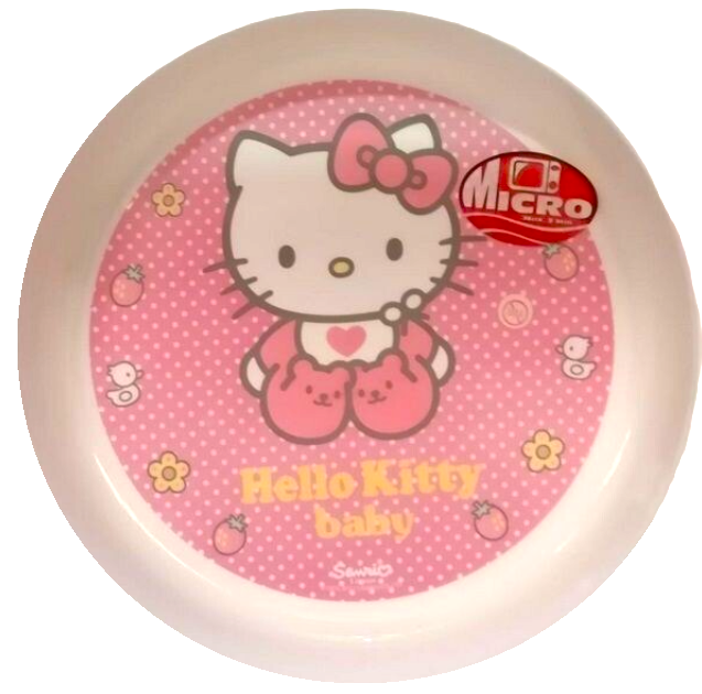 Plato reutilizable diseño Hello Kitty, apto para microondas