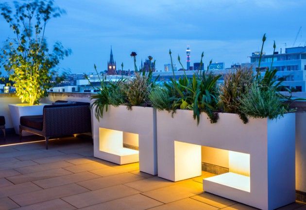 FRP Fiberglass Planters by Dwelling Store