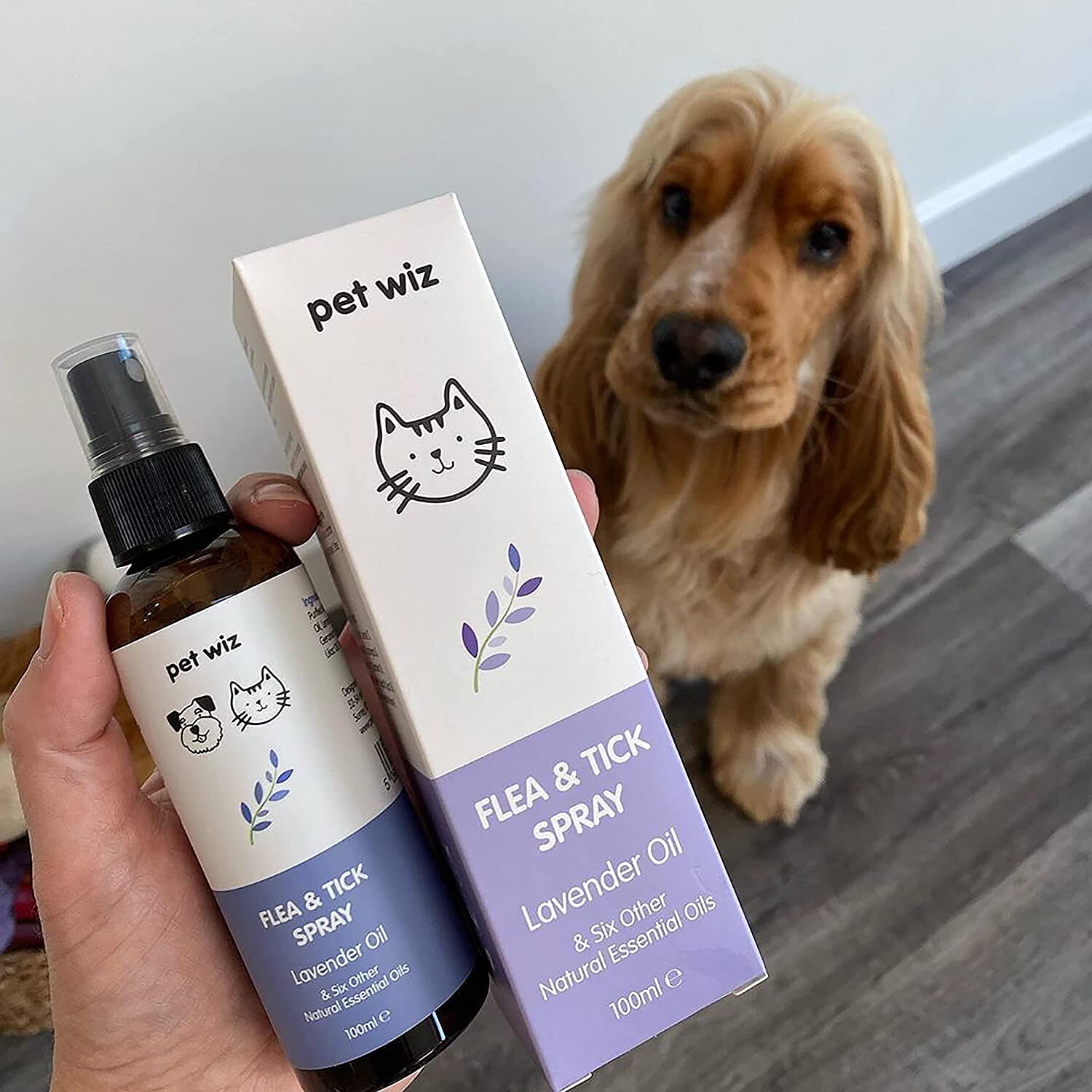 Organic Flea &amp; Tick Spray For Dogs &amp; Cats