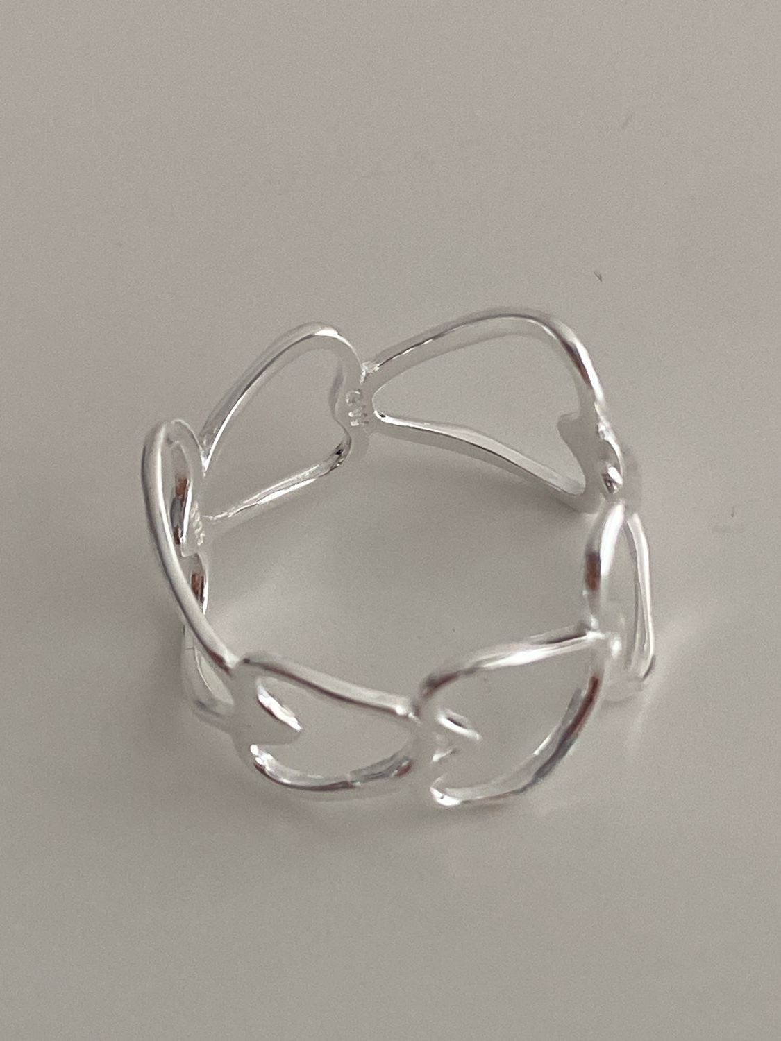 Hjerte ring (Sterling sølv)