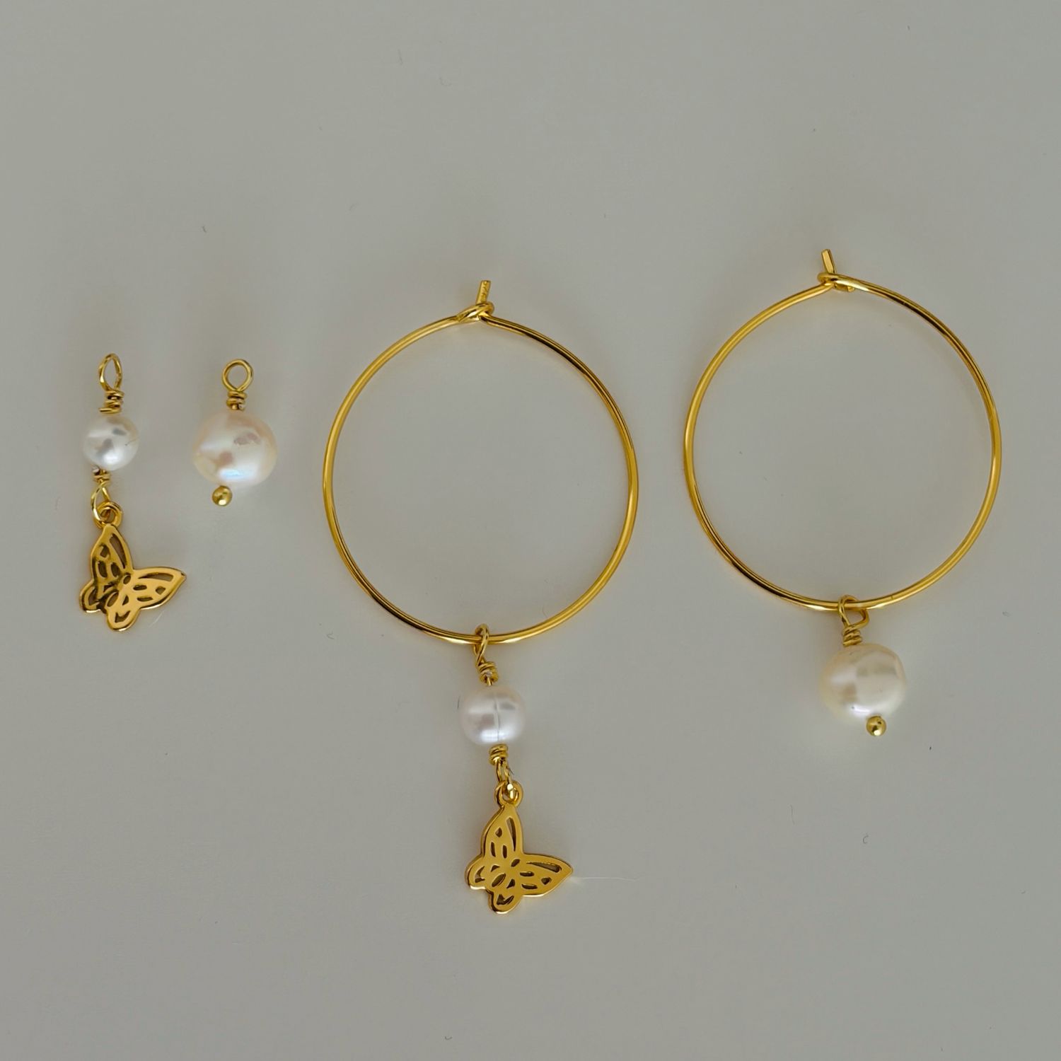 Butterfly Peal Hoops