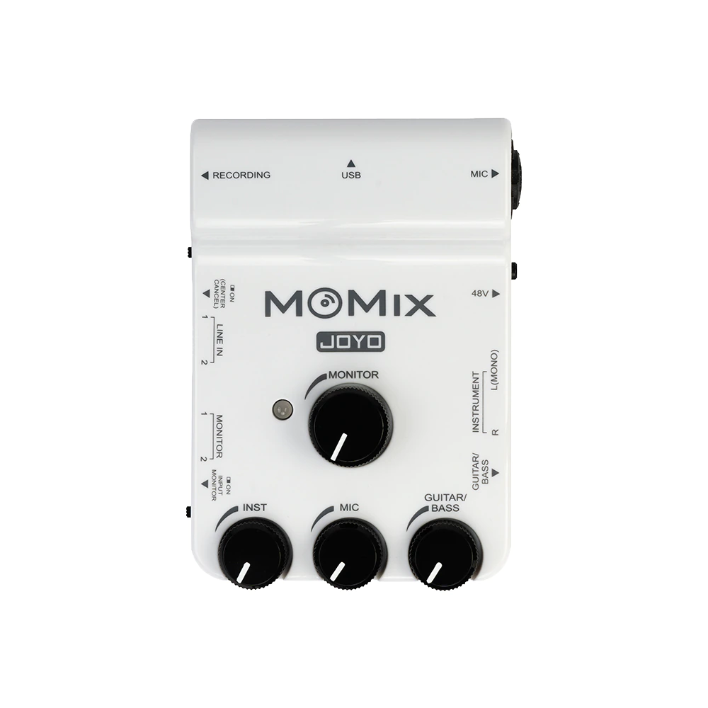 JOYO MOMIX OTG Audio Interface for portable recording live streaming Plug supporting mic/guitar/bass/keyboard/drums