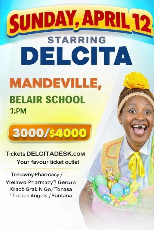 CONTESTANT 69, Date: Sunday, April 12 Mandeville,  Belair School - 7pm, GENERAL*