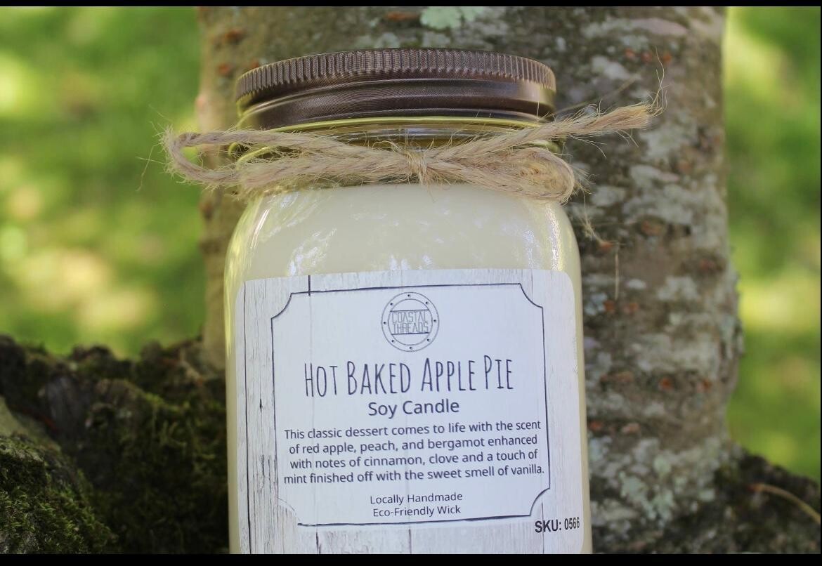 Hot Baked Apple Pie - Soy candle