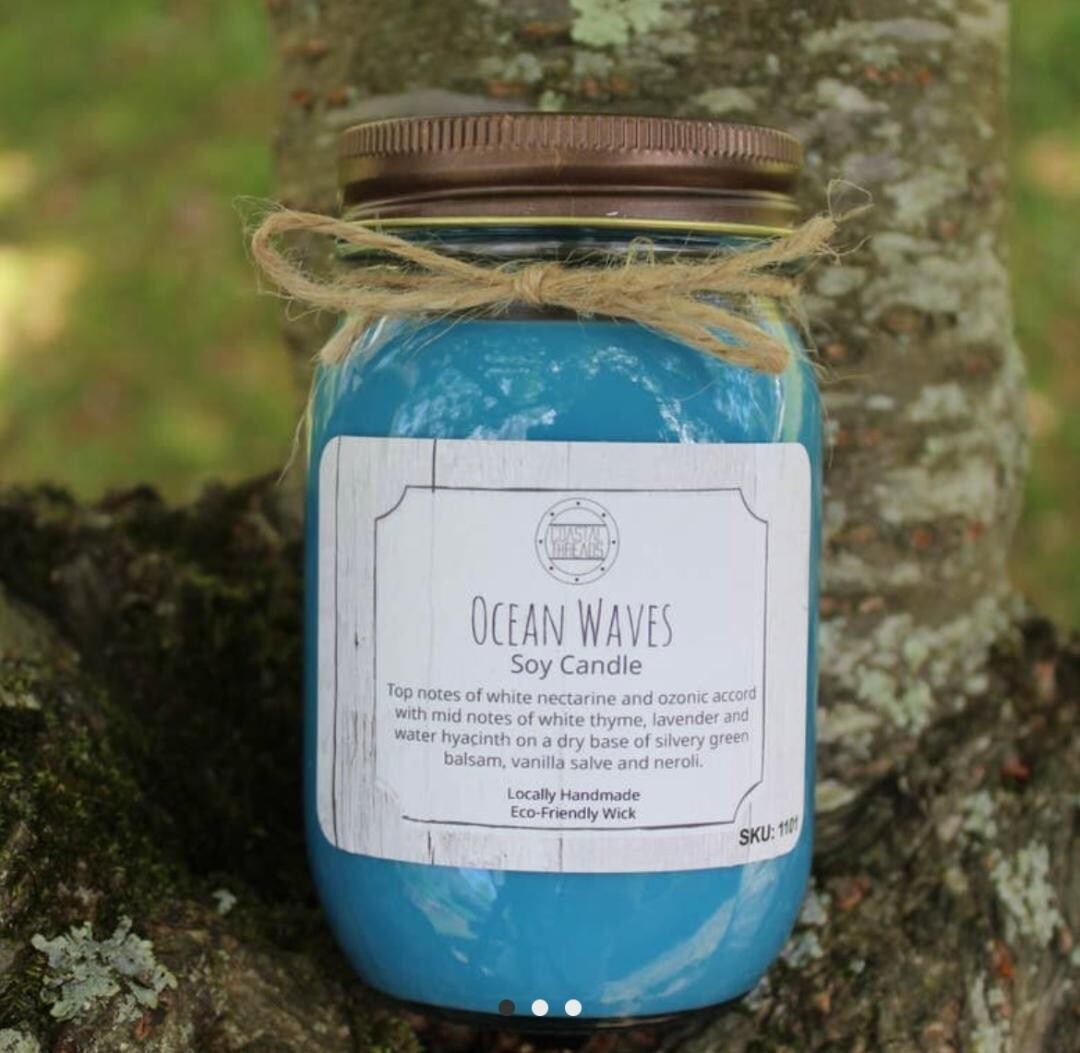 Ocean Waves Soy Candle