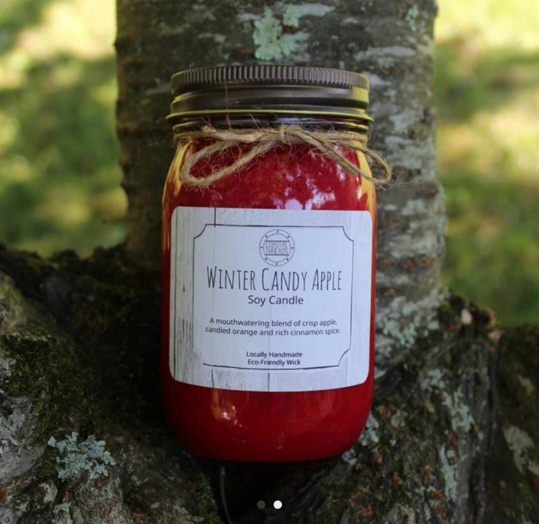 Winter Candy Apple Soy Candle