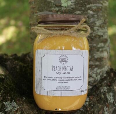 Peach Nectar  -  Soy Candle