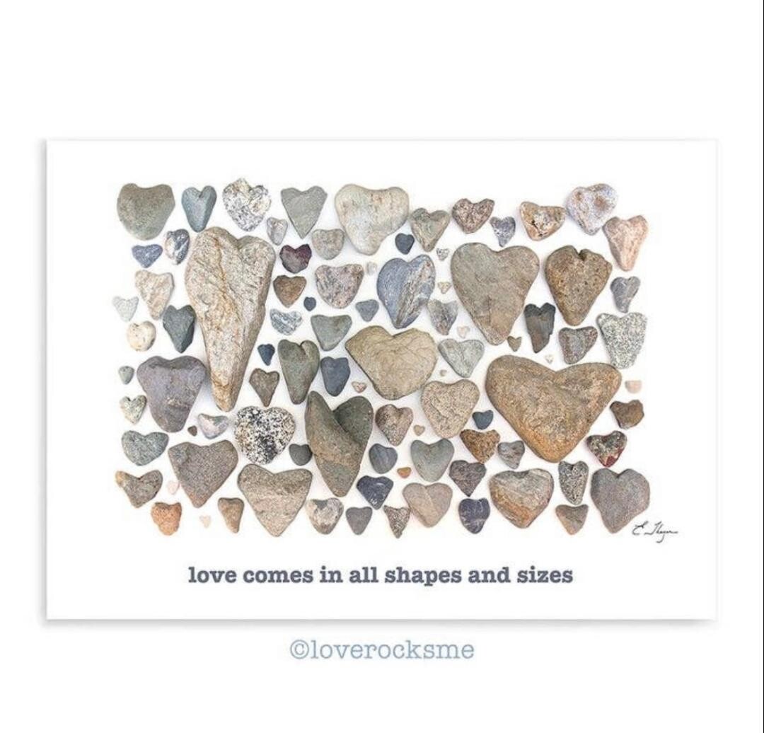Love comes in all shapes Card