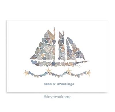 Seas and Greetings Holiday Card