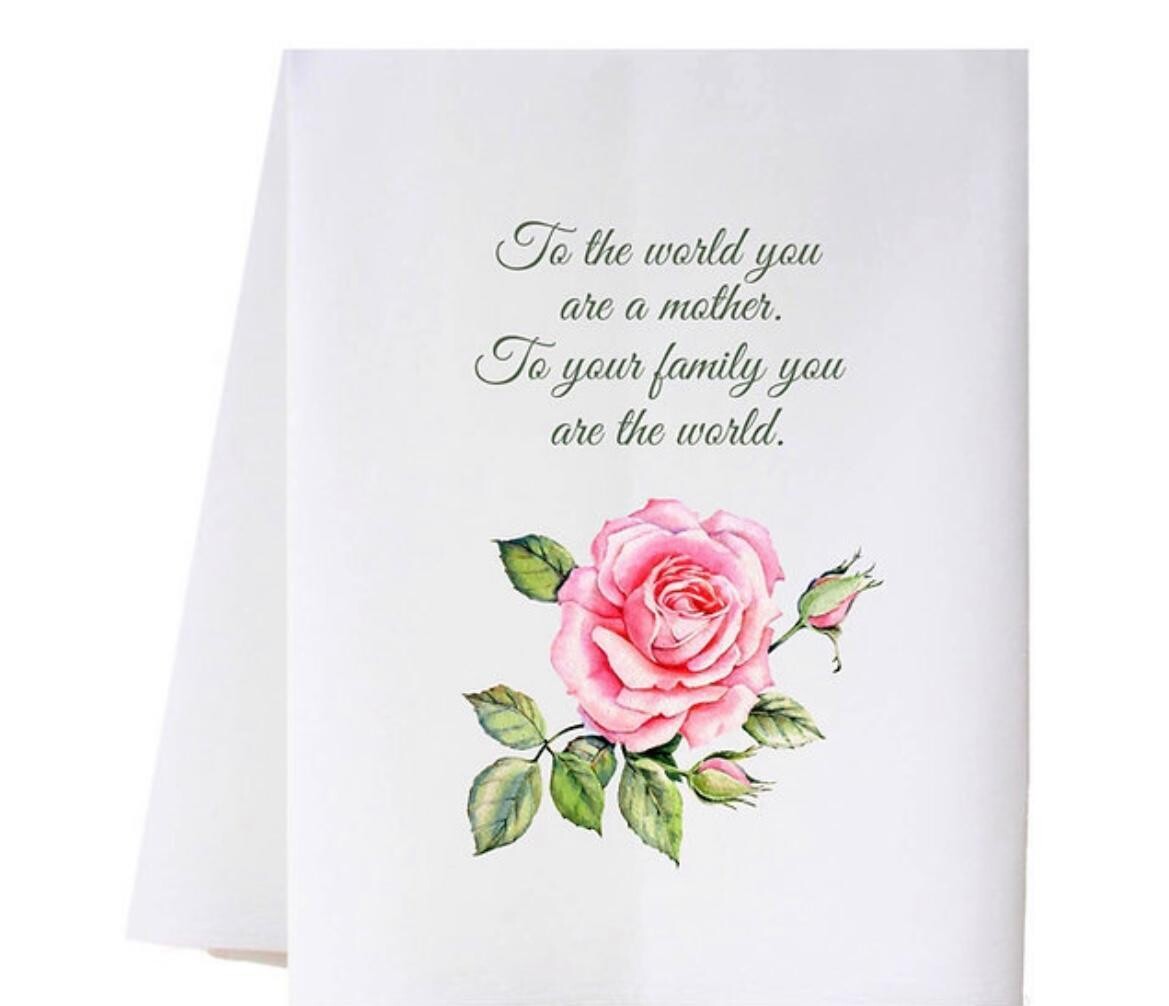 To The World Mother Kitchen Towel