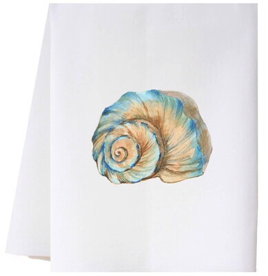 Beach Theme Sea Shell Kitchen Towel