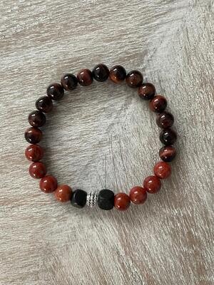 Men's Gemstone Chakra Beads Bracelet