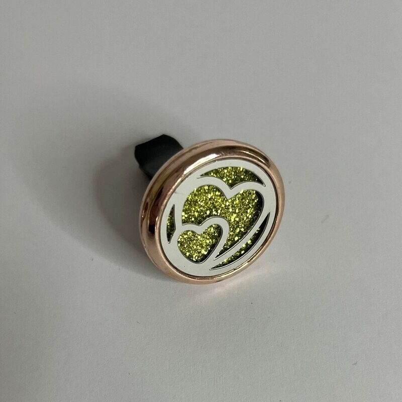 Double Heart Rose Gold
