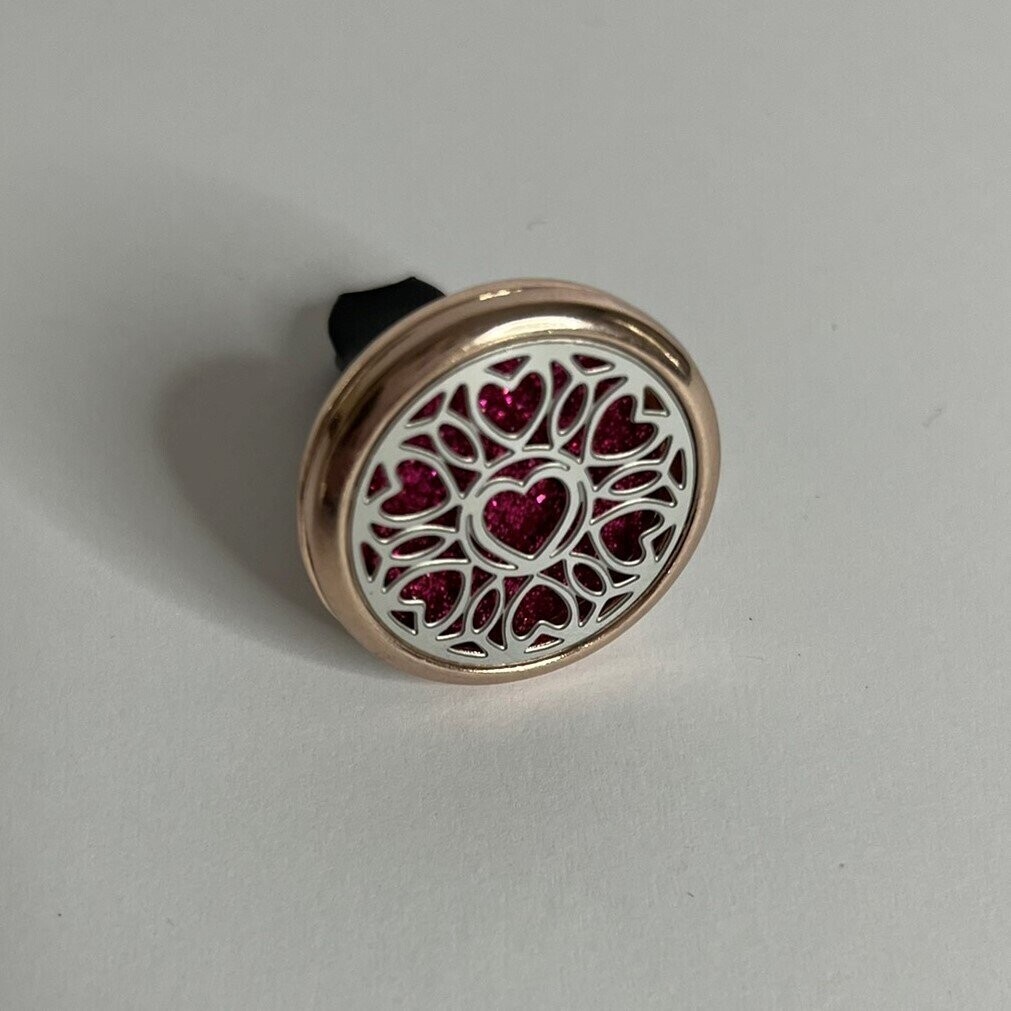 Heart Flower Rose Gold