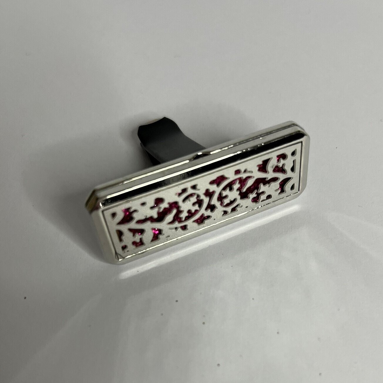 Vine Scroll Silver Rectangle