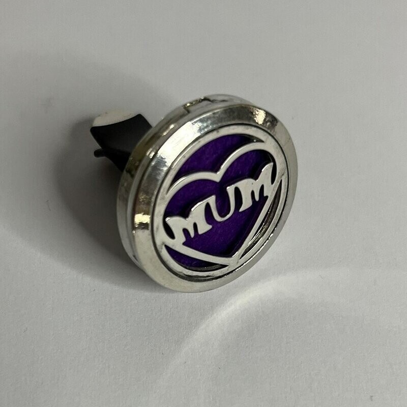 Mum Heart Silver