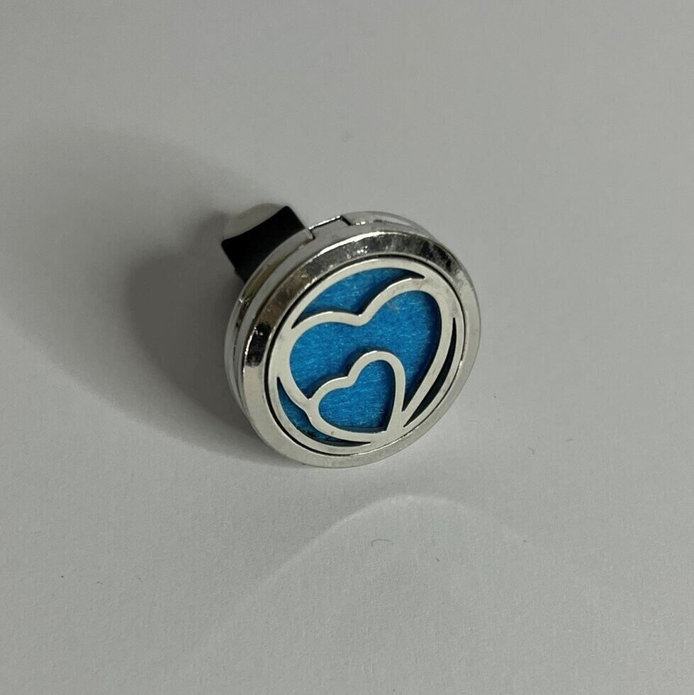 Double Heart Silver