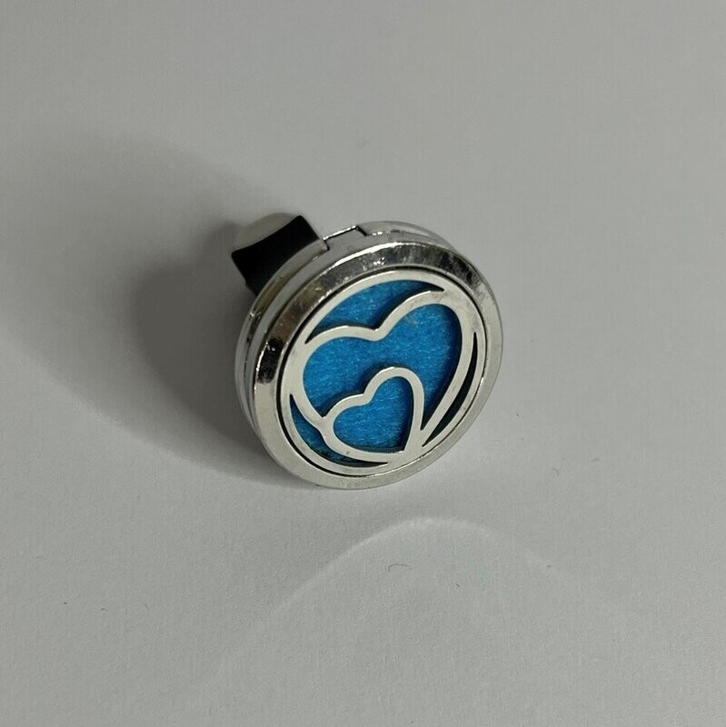 Double Heart Silver