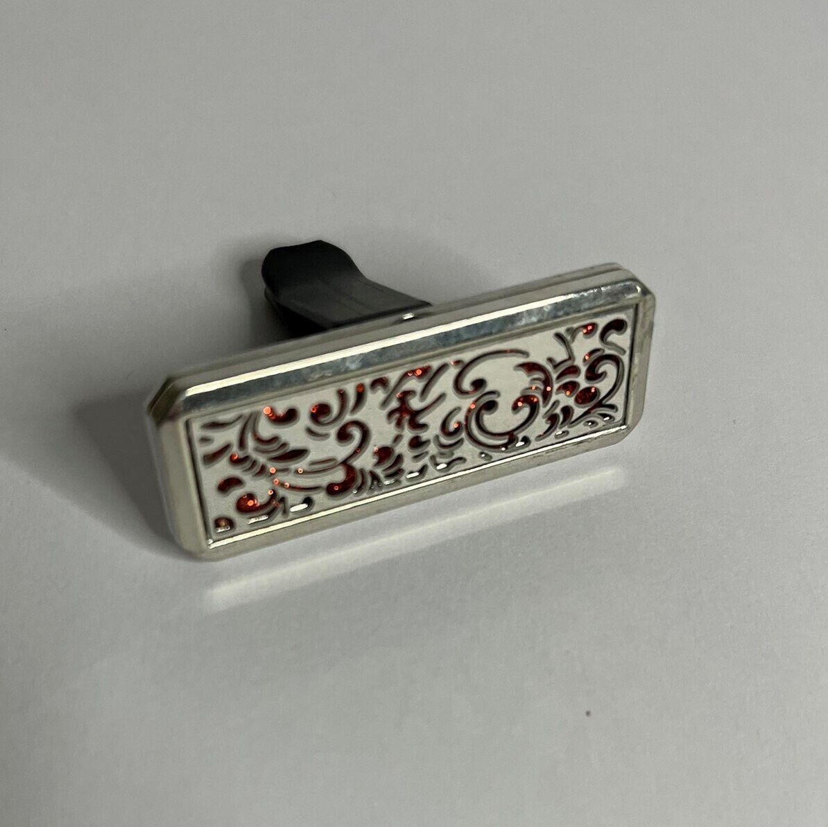 Scroll Silver Rectangle
