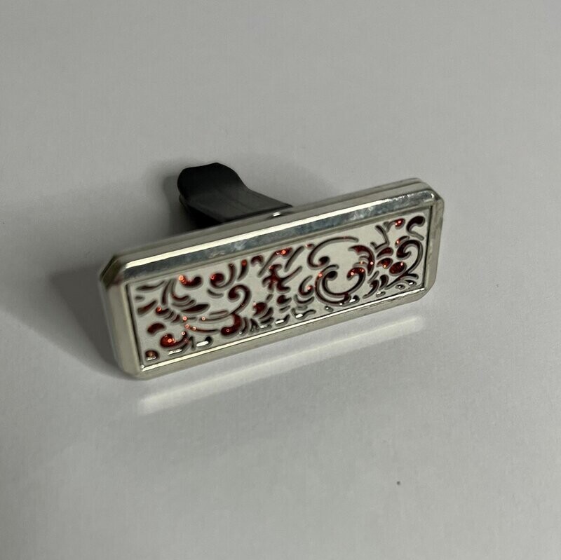Scroll Silver Rectangle