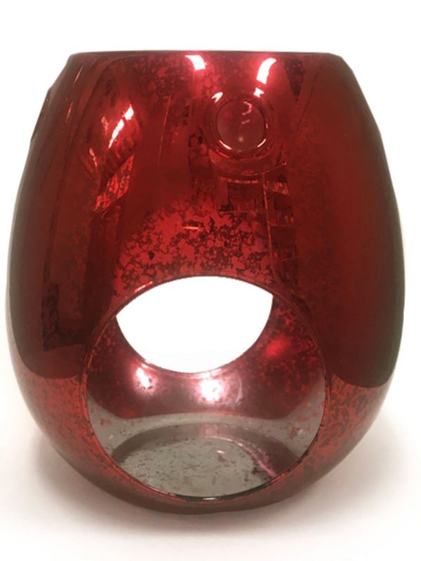 Wax Warmer - Red Chrome