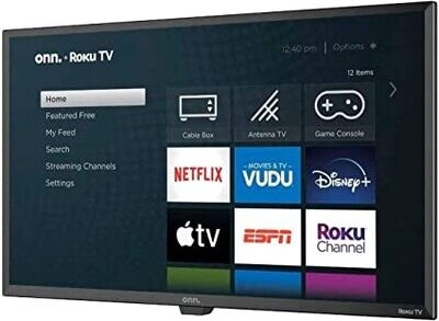 onn. 42” Class FHD (1080P) LED Roku Smart TV (100068372)