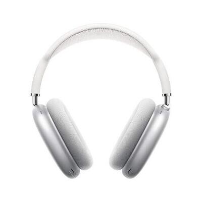 Apple AirPods Max Wireless Over-Ear Headphones. Active Noise Cancelling, Transparency Mode, Spatial Audio, Digital Crown for Volume Control. Bluetooth Headphones for iPhone - Silver