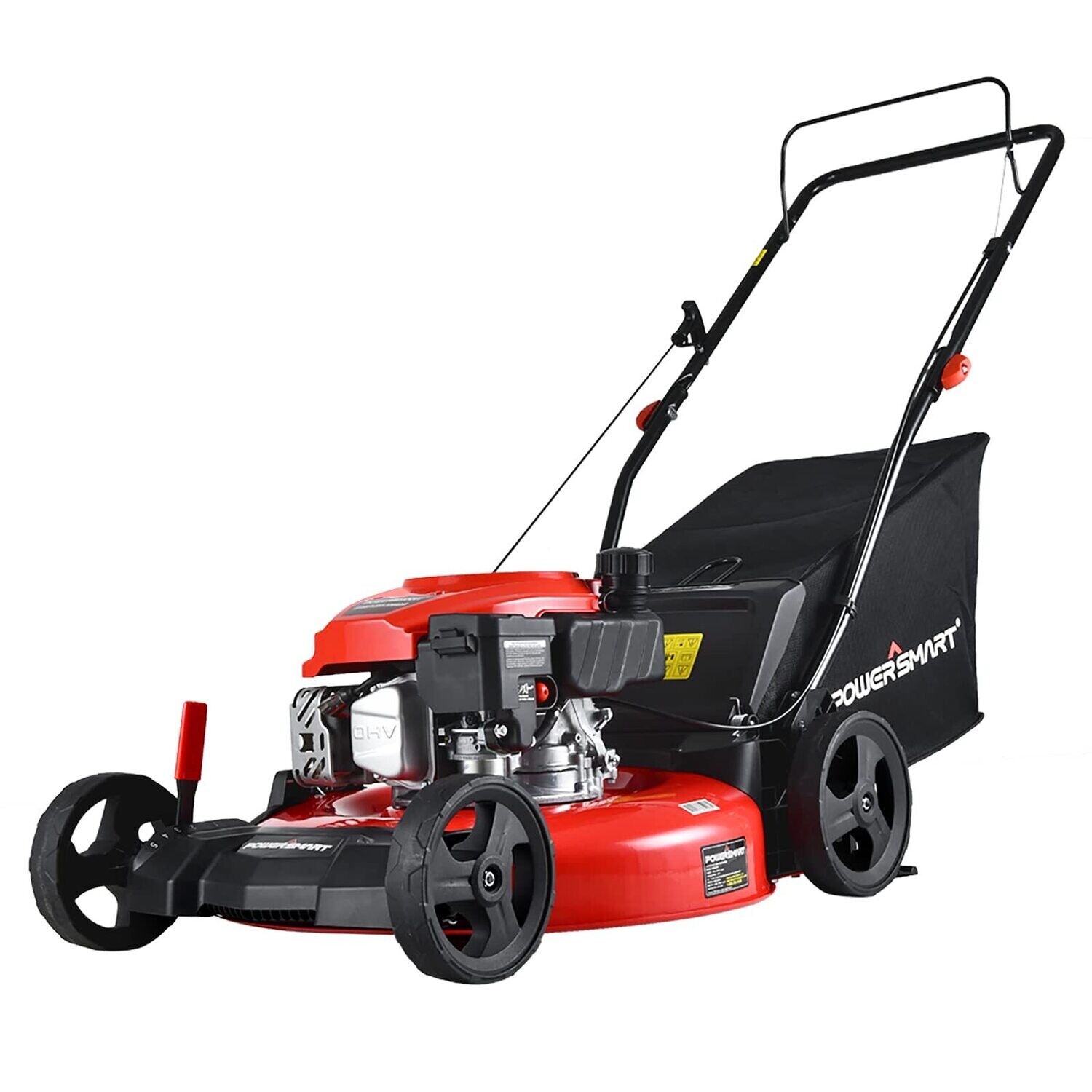PowerSmart DB2194PR 21&quot; 3-in-1 Cortacésped a gasolina 170cc con plataforma de acero