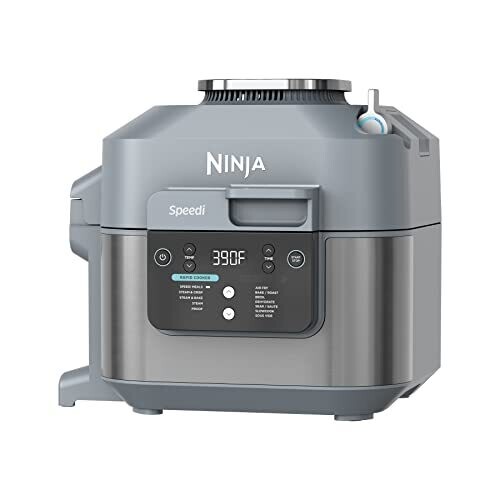 Ninja SF301 Speedi Rapid Cooker &amp; Air Fryer, 6-Quart Capacity, 12-in-1 Functions to Steam, Bake, Roast, Sear, Sauté, Slow Cook, Sous Vide &amp; More.