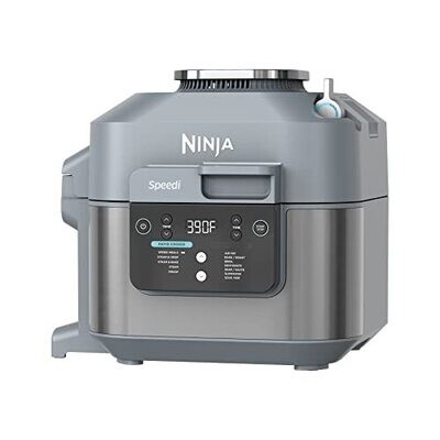 Ninja SF301 Speedi Rapid Cooker &amp; Air Fryer, 6-Quart Capacity, 12-in-1 Functions to Steam, Bake, Roast, Sear, Sauté, Slow Cook, Sous Vide &amp; More.