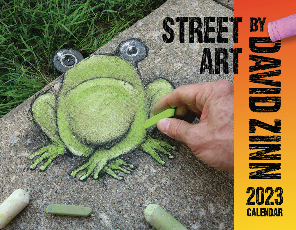 Street Art by David Zinn 2023 Calendar Store David ZinnDavid Zinn