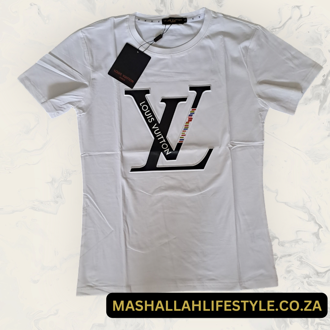 Louis Vuitton LV Embossed Monogram T Shirt White Medium 