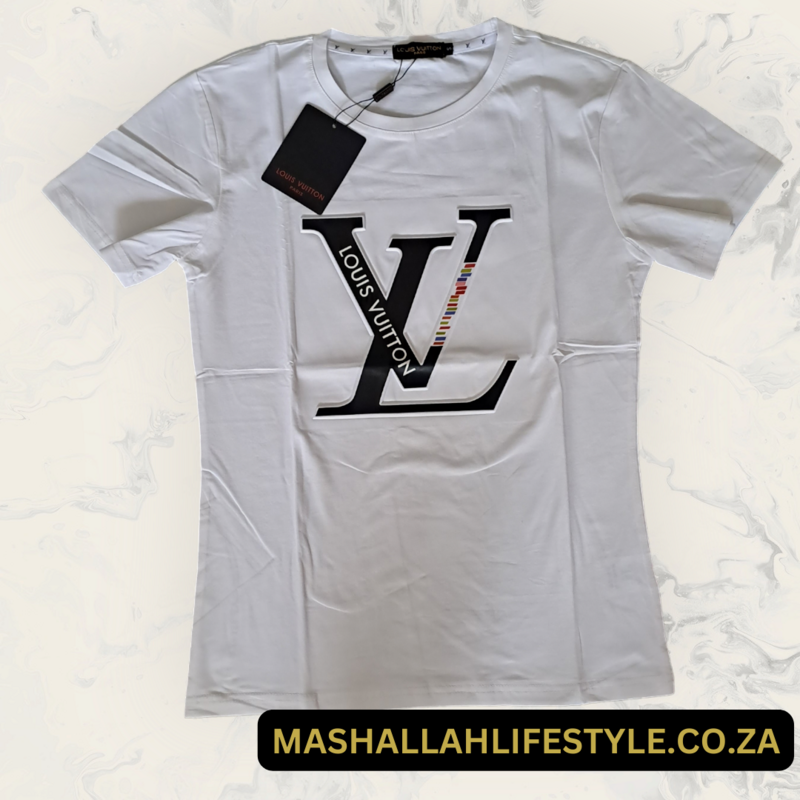 Louis Vuitton LV Embossed Monogram T Shirt White Medium 