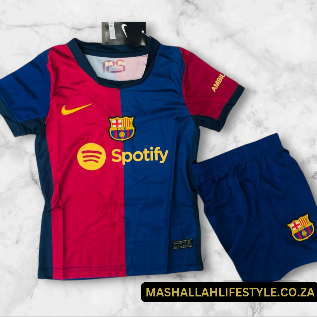 Barcelona Home Kit 24 /25 Lewandowski ( 2 Pieces , Kids )