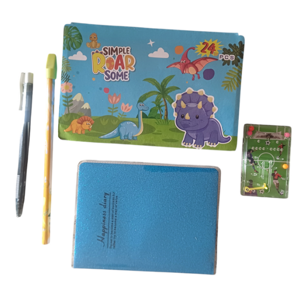 Kids Pocket Diary and Mini Art Gift Set - 30 Pieces