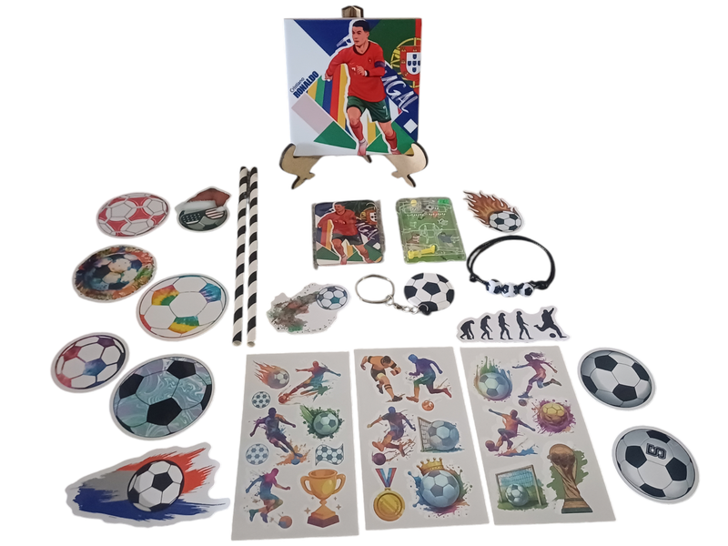 Cristiano Ronaldo Portugal GOAT Football Frame Gift Set