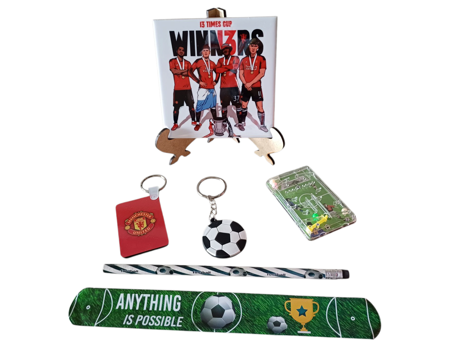 Manchester United FA Cup Winners Frame Gift Set Featuring Amad, Garnacho, Mainoo &amp; Højlund
