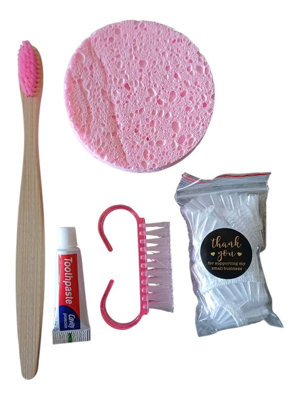 Mini Travel Grooming Kit – 6-Piece Hygiene Essentials Set