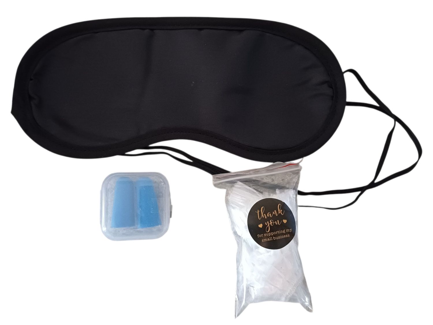 Travel Mindful Sleep Gift Set with Eye Mask &amp; Ear Plugs