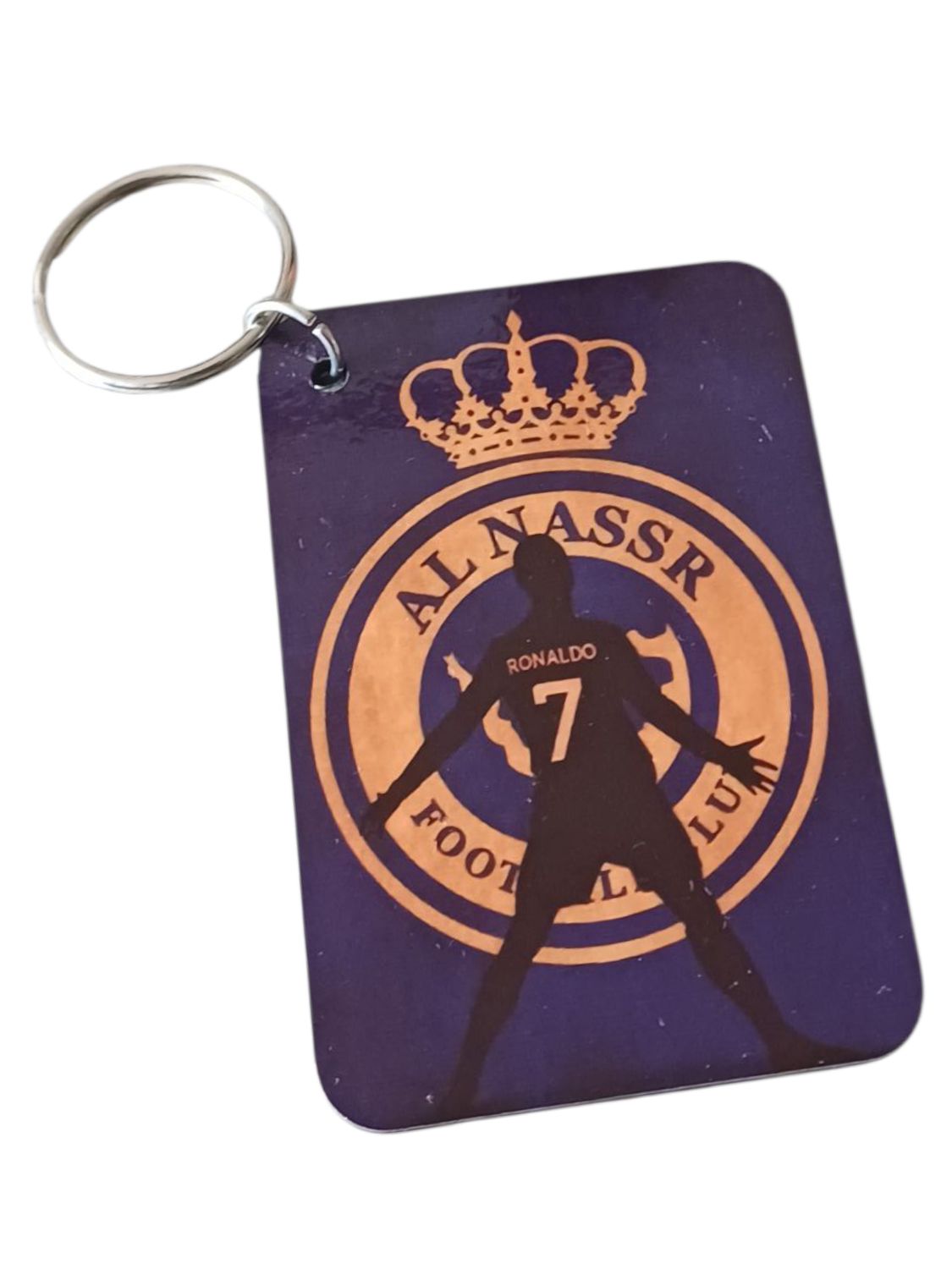 Cristiano Ronaldo Al Nassr Keychain – Single-Sided MDF