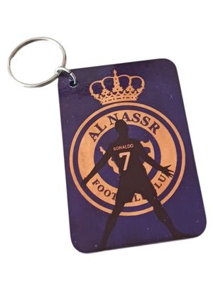 Cristiano Ronaldo Al Nassr Keychain – Single-Sided MDF