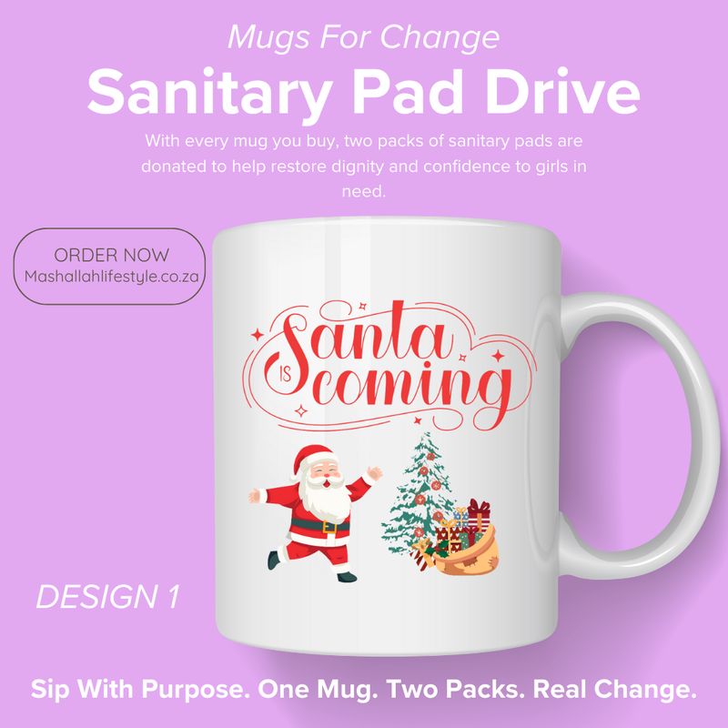 Christmas Mug for Change – Sanitary Pad Drive Edition Christmas Mug for Change – Sanitary Pad Drive Edition