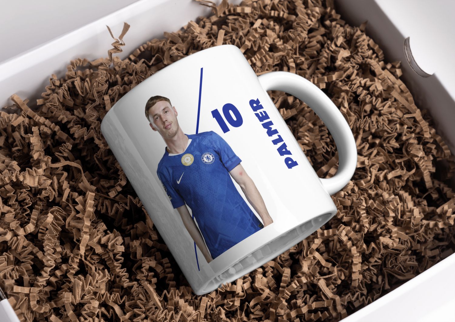 Chelsea FC Player Ceramic Mug – Personalised 11oz