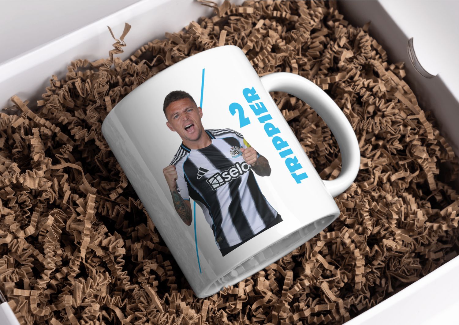 Newcastle United Player Ceramic Mug – Personalised 11oz